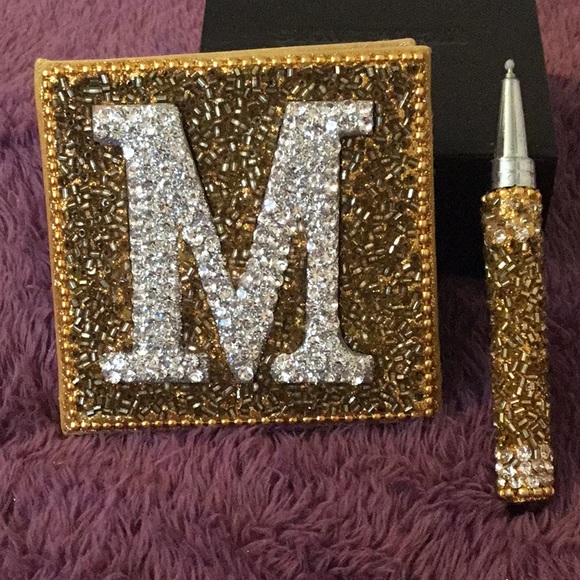 New Initial Book & Matching Ink Pen Set - Picture 1 of 11